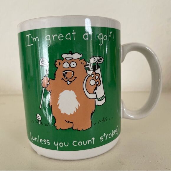 Shoebox Greetings “I’m great at golf” coffee cup - Picture 2 of 10